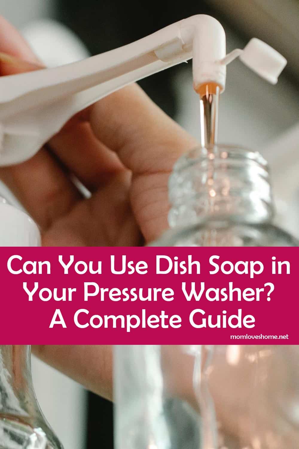 Can You Use Dish Soap in Your Pressure Washer
